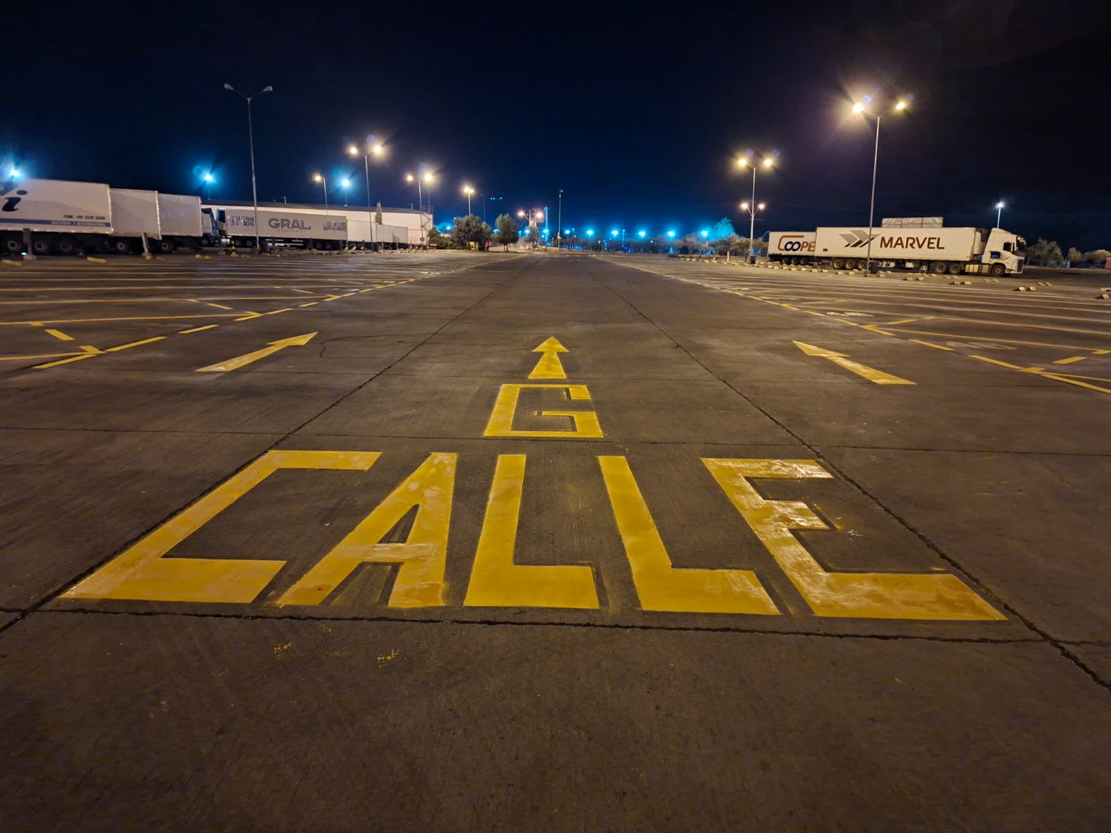 Demarcación vial C-PAVIA 21