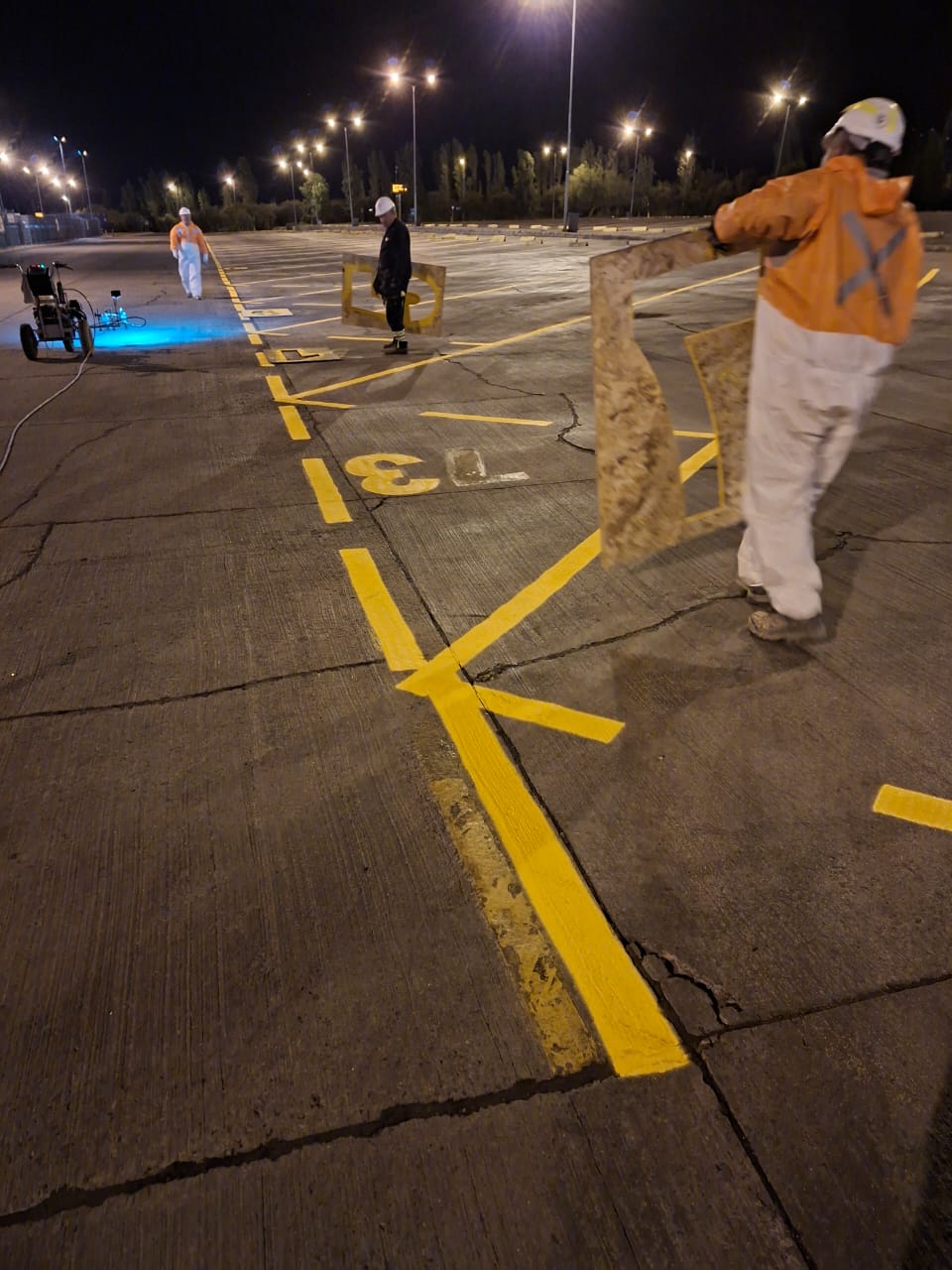 Demarcación vial C-PAVIA 24
