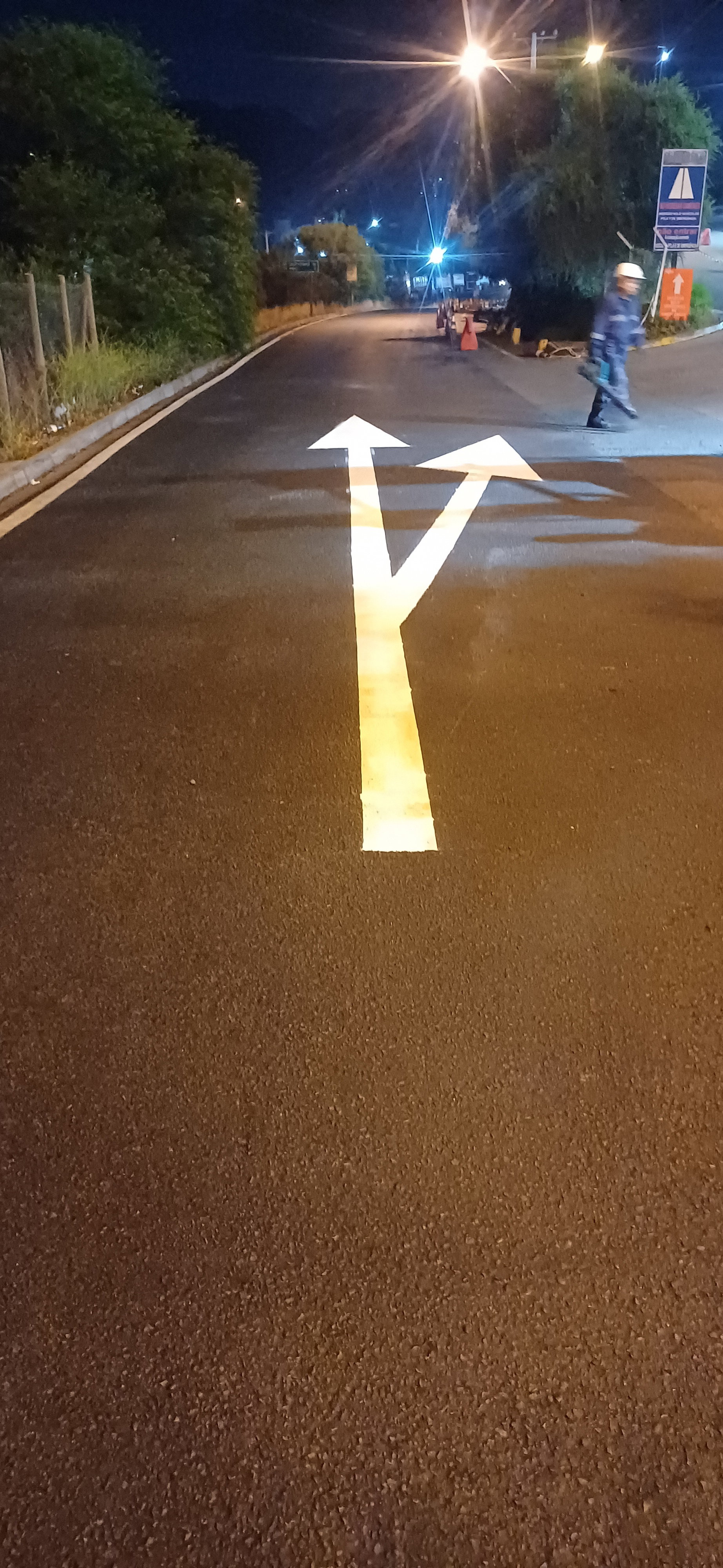 Demarcación vial C-PAVIA